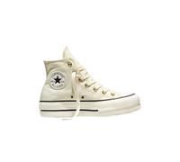 Converse Chuck Taylor All Star - Scarpe da ginnastica con plateau rialzata, materiali rialzati, canna alta, Golden View Egret Nero, 36.5 EU