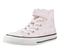 Converse Chuck Taylor all Star,Sneaker Alta in Tela,Rosa con Pois Colorati,Modello Scarpa Bambina A10701C (Rosa, Sistema Taglie Calzature EU, Adolescente, Numero, Media, 33)