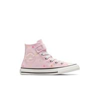 Converse Chuck Taylor all Star,Sneaker Alta in Tela,Rosa con Pois Colorati,Modello Scarpa Bambina A10701C (Rosa, Sistema Taglie Calzature EU, Adolescente, Numero, Media, 33)