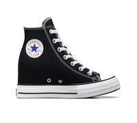 Converse Chuck Taylor all Star - Sneaker Alte da Donna con Zeppa e Plateau, Nero/Rosso/Blu Navy, 42 EU