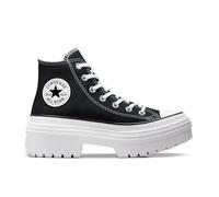 Converse Chuck Taylor all Star - Sneaker da Donna con Tacco e Plateau, Impermeabili, Nero/Bianco/Egret, 42 EU