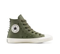Converse Chuck Taylor All Star Spikes Scarpa High Top, Cotone da Donna in Verde, Taglia One Size Utility/Vintage White/Black