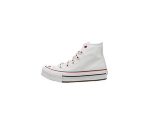 Converse Chuck Taylor all Star St. Valentine,Scarpe Alte Bimba,Bianco con Cuori Rossi,Modello A19063C,Limited Edition (Bianco Rosso, Sistema Taglie Calzature EU, Adolescente, Numero, Media, 35)