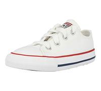 Converse Chuck Taylor C/T A/S Ox Canvas, Pantofole Unisex Bambini E Ragazzi, Optical White, 18 EU