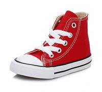 Converse Chuck Taylor Inft C/t Allstar Hi Canvas - Pantofole Unisex Bimbi 0-24, Rosso (Red 600), 18 EU
