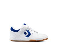 Converse Cl98 Easy-On Scarpa Low Top, Pelle da Bambini in Bianco, Taglia One Size White/Blue/White