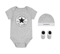 Converse Set 3 pezzi di body Chn Classic Ctp 0-6 mesi Grigio
