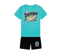 Converse Completo T-Shirt e Shorts da Bambini Sun Fresh Nero Taglia 4-5 A Codice 8CF800-023 Nero