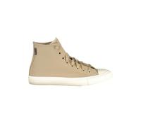 Converse - Converse Beige Leather Unisex Sneaker - - Shoes - Uomo - Beige - 46 EU
