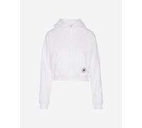 Converse - Chuck Cropped Hoodie Bianco - Abbigliamento M Bianco
