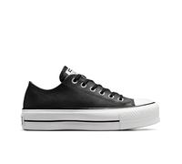 Converse All Star Platform Leather Ox W - Scarpe Sneakers - Donna - Nero 39,5