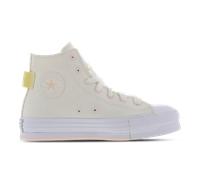 Converse Ctas Eva Lift Platform High Bambini - Sneakers Beige - Taglia 37 - Tessile, Cuoio Beige 37