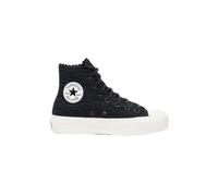 Converse CTAS Lift Hi Black Black Vintage White 36
