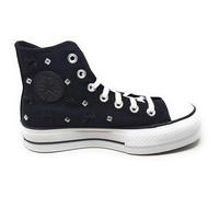 Converse Ctas Lift Hi Black/Silver/White, Size 38 EU Black Silver White 38