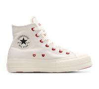 Converse - Salite da donna in canvas - Chuck Taylor All Star Lift High Vintage White/Egret/Days Ahead per Donne - Taglia 37 - Bianco