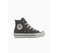 Converse Custom Chuck Taylor All Star Eva Lift Platform By You Scarpa High Top, Cotone da Bambini in Grigio, Taglia One Size charcoal