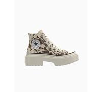 Converse Custom Chuck Taylor All Star Lugged Heel Platform By You Scarpa High Top, Cotone in Marrone, Taglia One Size brown cow