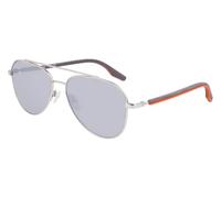 Converse CV307S NORTH END 045 Shiny Silver Sunglasses Unisex Metallo, Aviator, 58