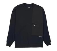 Converse Felpa a maniche lunghe nera da uomo, Nero , M