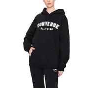 Converse Felpa con Cappuccio Go-To Wordmark Blu Codice 10025411-A05