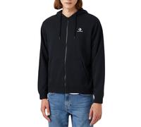 Converse Felpa Full Zip con Cappuccio Go-To Chuck Patch Nera Codice 10023871-A01