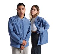 Converse Go-To Andover Coach's Jacket Giacca in Blu, Taglia One Size Lakeside Blue