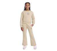 Converse Graphic Crewneck Sweatshirt And Flared Pant Set, Muesli di Nutty, Large Bambine e Ragazze