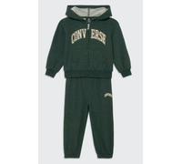 Converse Heritage Ft Full Zip Set Tuta Cotone Verde Junior Bimbo 9CH476-F8H