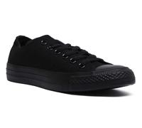 Converse M5039 CtAs Unisex Low Top Trainers In Nero Mono Taglia UK 3 - 12
