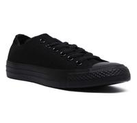 Converse M5039 Low Top Lace Up Canvas Womens Trainer In Nero UK 3 - 14