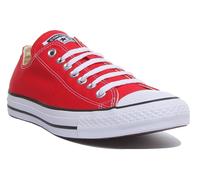 Converse M9696C All Star Ox Trainer Uomo In Rosso In Tela Bassa, EU 40-48
