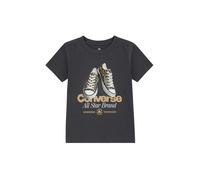 CONVERSE Maglietta 'SNEAKER' cappuccino / antracite / nero / bianco Bambini - Bimba - Ragazza (taglie 140-176) - PROMO - Maglie e top - T-shirt CONVERSE 122-128