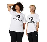 Converse Maglietta Stand Fit Logo Unisex Bianco