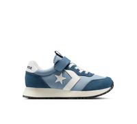 Converse Omega Trainer Easy-On Scarpa Low Top, Suede da Bambini in Blu, Taglia One Size Yeti Breath Blue/Slacker Blue