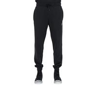 Converse Pantaloni Uomo Nero Pantalone Sportivo con Ricamo Logo L