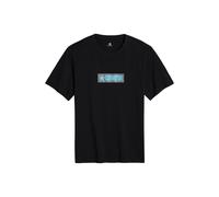 Converse Retro Block Logo T-shirt Black Taglia: M | T-shirt stampate Outlet | Uomo | Nero