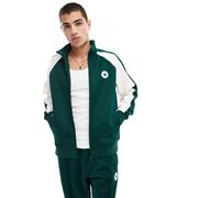 Converse - Retro Chuck - Giacca sportiva verde colorblock-Nero Chest 35