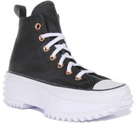 Converse Run Star Hike Platform Scarpe Unisex Sneakers Nero Bianco UK 4-7