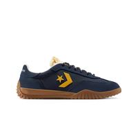 Converse Run Star Trainer Suede Scarpa Low Top in Indigo, Taglia One Size Obsidian/Gum Honey/Sunny Angle
