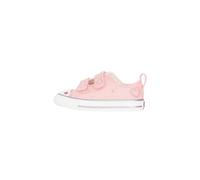 CONVERSE Scarpa con Chiusura a Strappo Rosa Baby Stampa Cuoricini 25