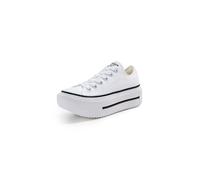 Converse Scarpe Chuck Taylor all Star Lift Double Stack Platform Ox Taglia 36 Codice A15491C Bianco