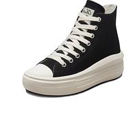 CONVERSE Chuck Taylor all Star Move, Sneaker Donna, Black/Natural Ivory/Egret, 37 EU