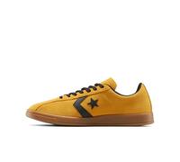 Converse Sneaker unisex da adulto, in pelle scamosciata, Giallo/Nero/Gomma, 10 Women/8.5 Men