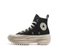 Converse Scarpe da ginnastica nere con paillettes da donna Run Star Hike, Nero , 37 EU