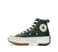 Run Star Hike Foundational Leather Hi W by Converse 38 Nero