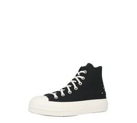 Converse - Scarpe donna con zeppa - Chuck Taylor All Star Lift High Black/Black/Egret per Donne - Taglia 38 - Nero
