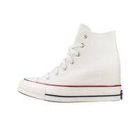 Converse - Chuck 70 Wedge - Sneakers bianco sporco con zeppa 37