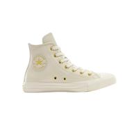 Converse - Sneakers alte da donna in cuoio - Chuck Taylor All Star Hi Egret/Egret/Gold per Donne - Taglia 37 - Beige Beige 37