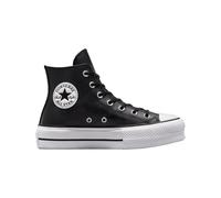 Converse - Sneakers con zeppa da donna - Chuck Taylor All Star All Star Lift Platform High Black/White/Black per Donne in Pelle - Taglia 39 - Nero