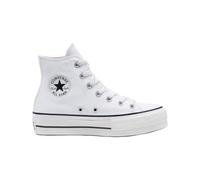 Converse - Sneakers con zeppa da donna - Chuck Taylor All Star Lift Platform High White/Black/White per Donne - Taglia 36 - Bianco